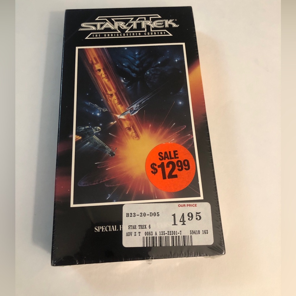 Star Trek VI The Undiscovered Country VHS 1992 Special Home Video Version VTG